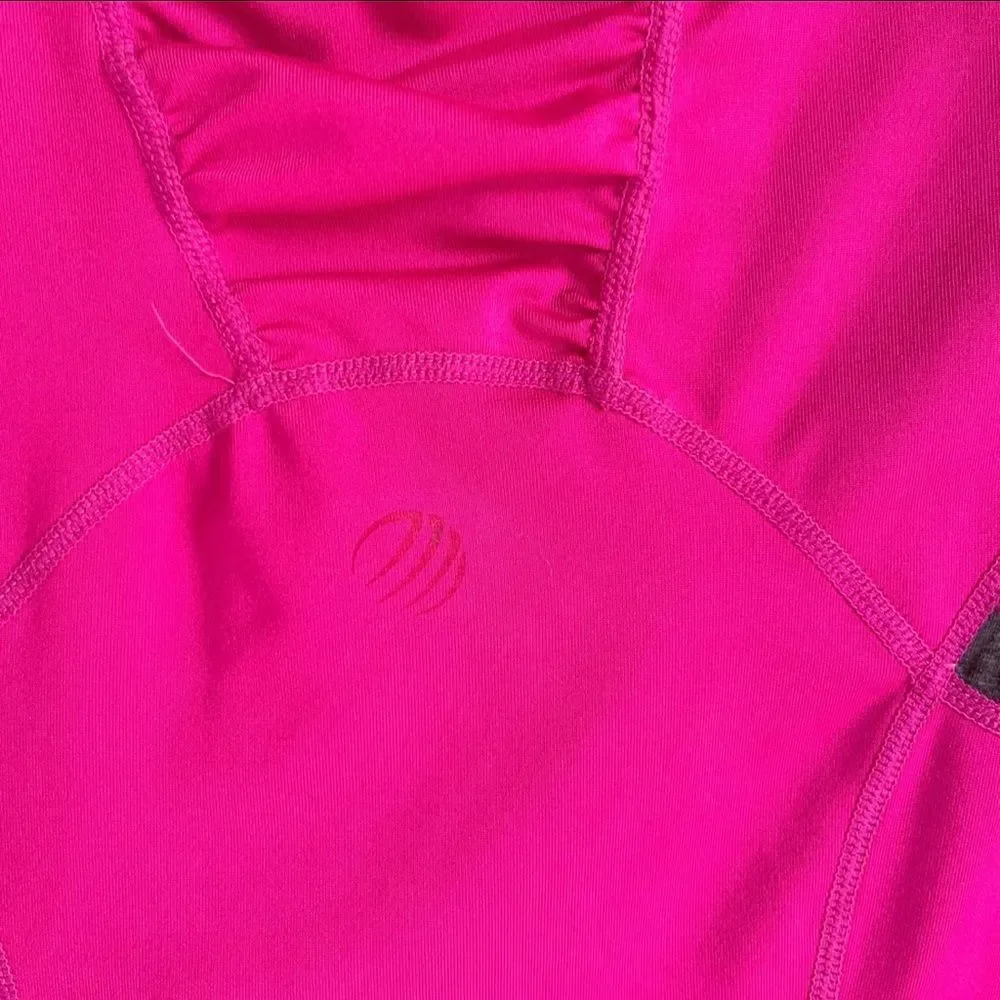 MPG 1/2 Zip Running Top in Pink Women’s Size S